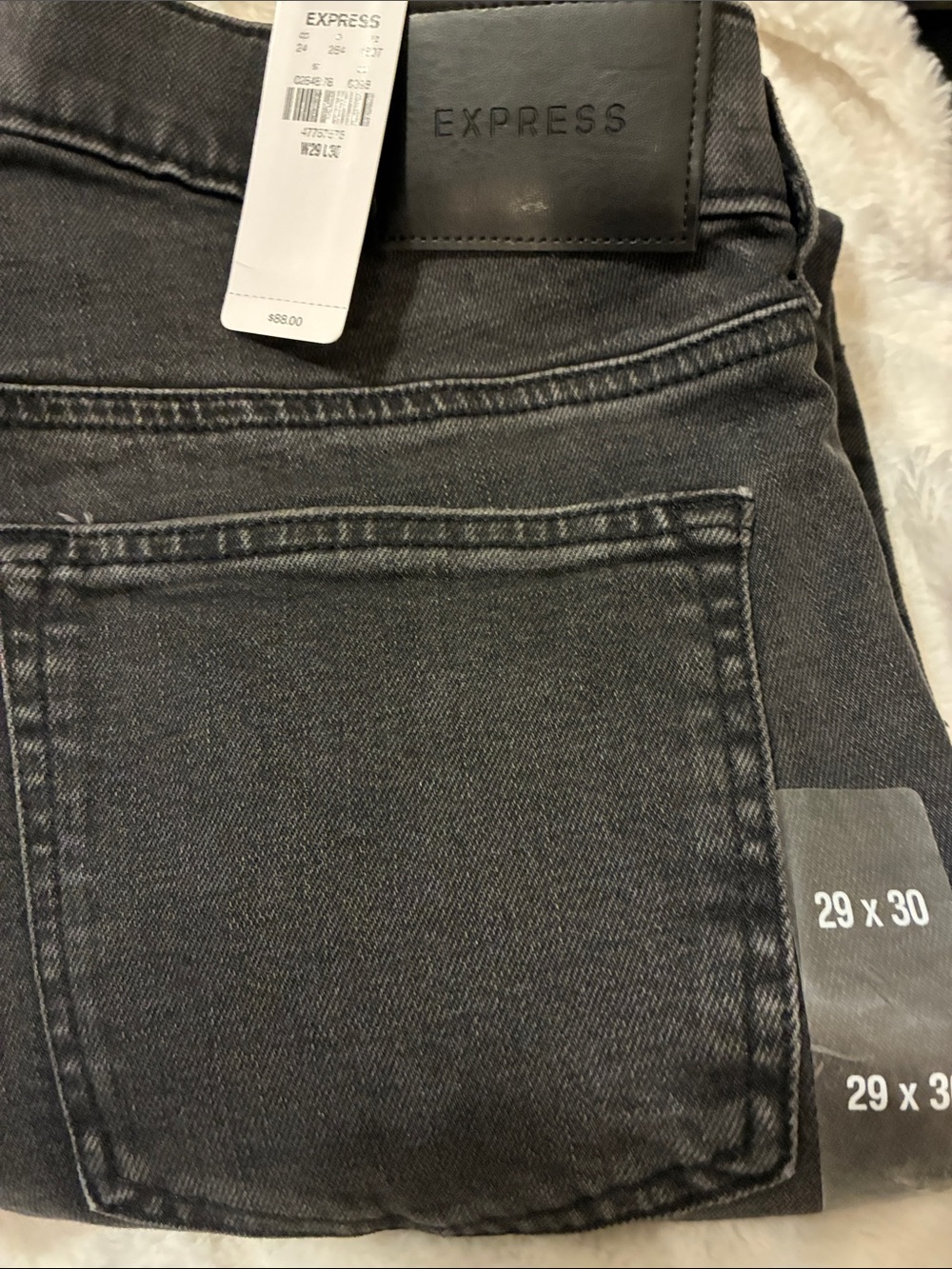Express Men’s Black Skinny Jeans